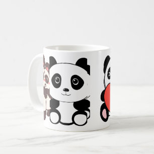 Adorable Panda Mugs - Parfait pour les Amoureux de
