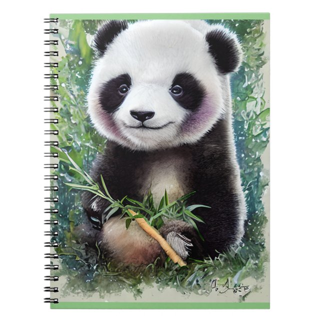 Adorable Panda Notebook (Front)