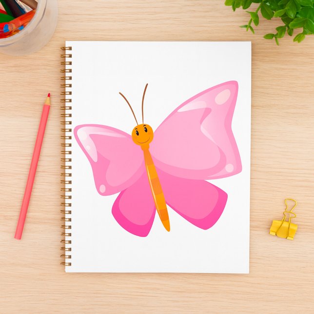 adorable Papillon de dessin rose (Créateur téléchargé)