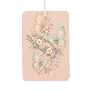 Adorable Pastel Butterfly Art Air Freshener