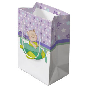 Adorable Pastel Teddy Bear Gift Bag