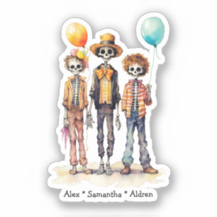 Adorable Pastel Zombie Trio - Cute Halloween (2)