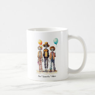 Adorable Pastel Zombie Trio - Cute Halloween (2) Coffee Mug