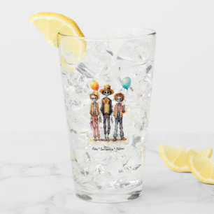 Adorable Pastel Zombie Trio - Cute Halloween (2) Glass