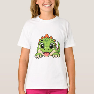 Adorable Peekaboo Dinosaur T-Shirt