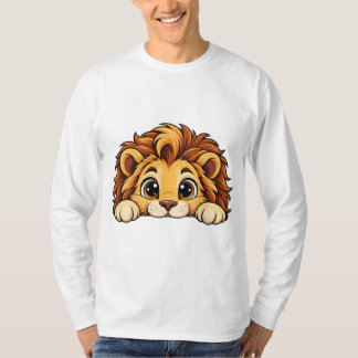 Adorable Peekaboo Lion T-Shirt
