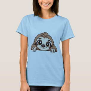 Adorable Peekaboo Sloth T-Shirt