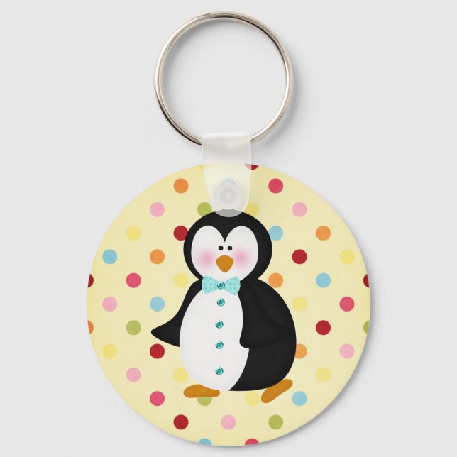 adorable Penguin Keychain (Front)
