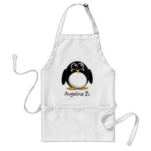 Adorable Penguin Personalized Apron