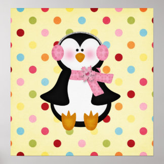 adorable Penguin Poster