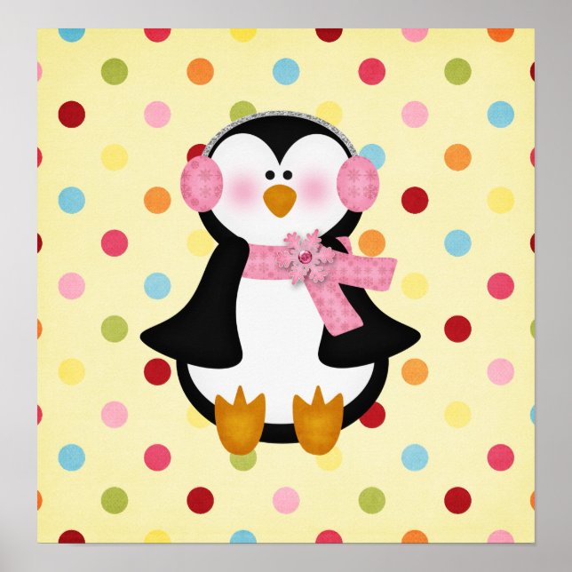 adorable Penguin Poster (Front)
