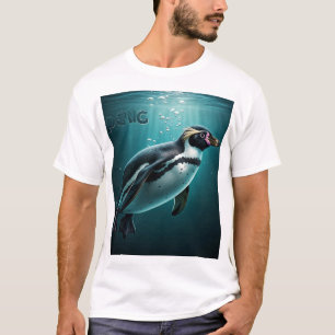 Adorable Penguin Splash T-Shirt