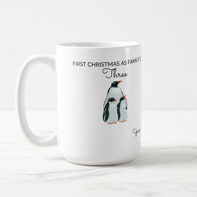 Adorable Penguins Coffee Mug (Left)