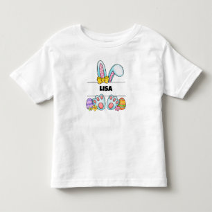 Adorable Personalized Easter Bunny  Toddler T-shirt