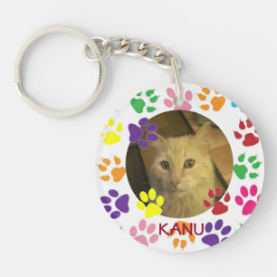 Adorable Personalized favourite Pet Photo and Name Keychain