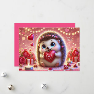 Adorable Personalized Valentine’s Day Card 