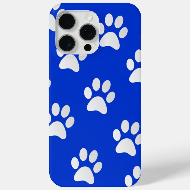 Adorable Pet Paw Print Pattern Case-Mate iPhone Case (Back)