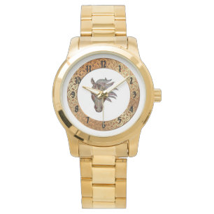 Adorable pfergekopf  metallized horse head watch
