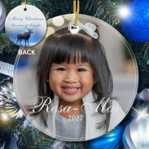 Adorable Photo Custom Reindeer Winter Wonderland