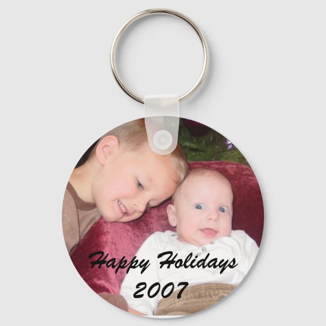 Adorable Photo Keychain (Front)