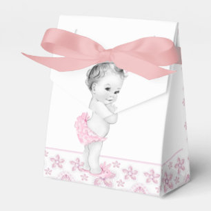 Adorable Pink Baby Shower Favour Boxes