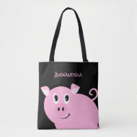 Adorable Pink Pig Personalized Sweet Little Piggy