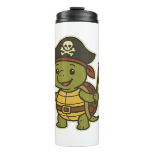 Adorable Pirate Turtle Classic T-Shirt Thermal Tumbler