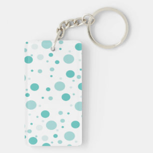 Adorable Polka Dots Pattern Keychain