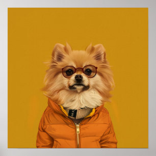Adorable Pomeranian Print