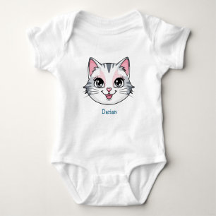 adorable porcupine animal pet cartoon Birthday Baby Bodysuit