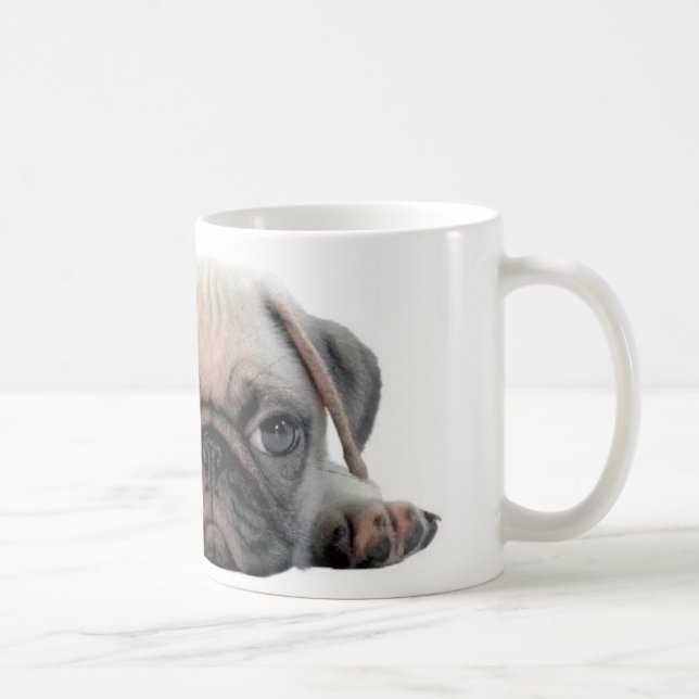 adorable pug puppy coffee mug (Right)