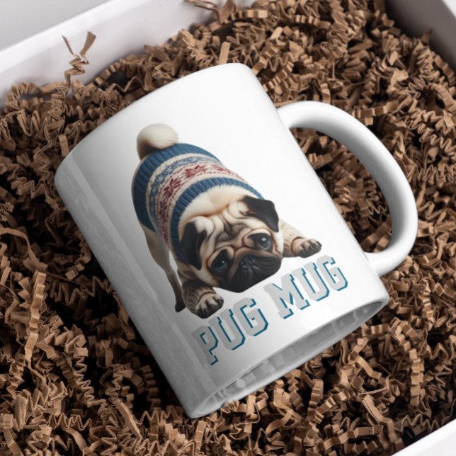 Adorable Pug - What a Mug! Coffee Mug (Creator Uploaded)