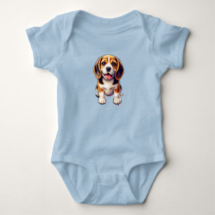 Adorable Puppy Baby – Cute and Cozy Design Bodysuit