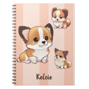 Adorable puppy dogs, notebook