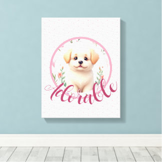 Adorable Puppy Nursery Wall Decor