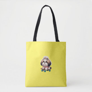 Adorable Puppy Parade: Cute Dog Collection Tote Bag