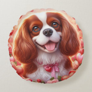 Adorable Puppy Pillow Hearts