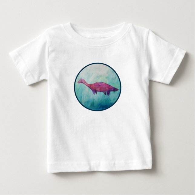 Adorable Purple Plesiosaurus T-Shirt (Front)