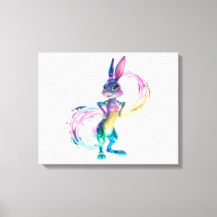 Adorable Rabbit Canvas Print