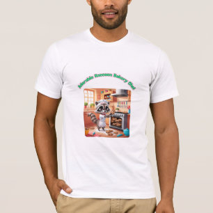 Adorable Raccoon Bakery Chef T-Shirt