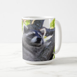 Adorable Raccoon In a Tree Coffee Mug