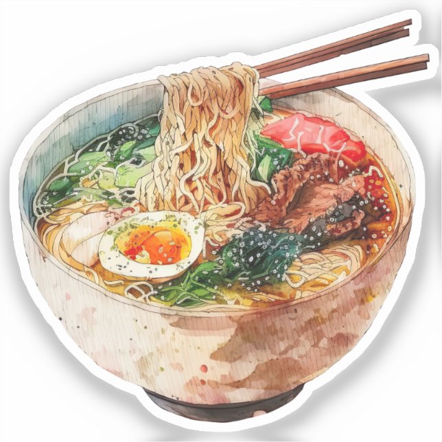 Adorable Ramen & Soup Mini Stickers (Front)