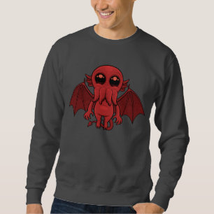 Adorable Red Cthulhu Sea Monster Sweatshirt