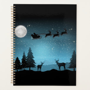 Adorable Reindeer At Night Planner