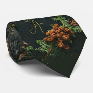 Adorable Reindeer At Night Tie