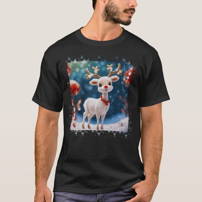 Adorable Reindeer T-Shirt (Front)