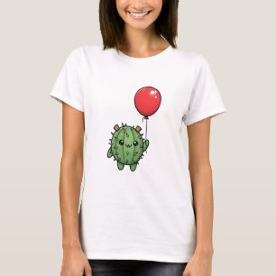 Adorable Round Cactus with Corks T-Shirt