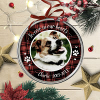 Adorable Rustic Dog Pet Memorial Custom Photo
