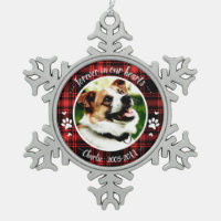 Adorable Rustic Dog Pet Memorial Custom Photo