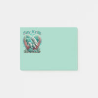 Adorable "Say Krill" Whale Family Portrait